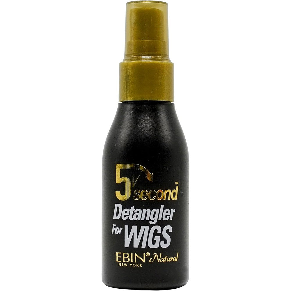 EBIN NEW YORK 5 Second Detangler Wig and Weave spray front view bottle showing product labeling