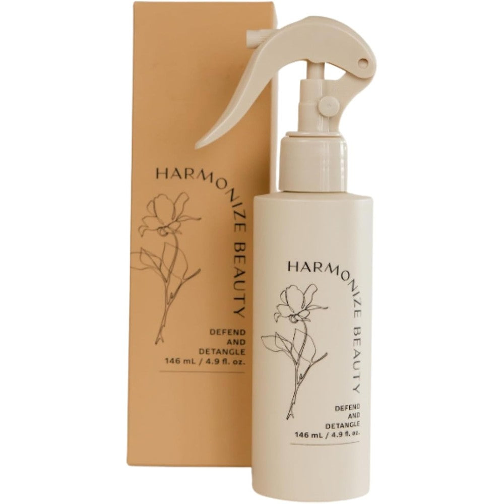 Harmonize Beauty Defend and Detangle Leave In Conditioner front view bottle
