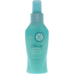 It's A 10 Haircare Miracle Blow Dry Glossing Leave-In Treatment front view turquoise spray bottle