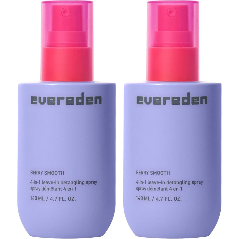 Evereden Kids Berry Smooth Detangler Spray front view bottle pack of two