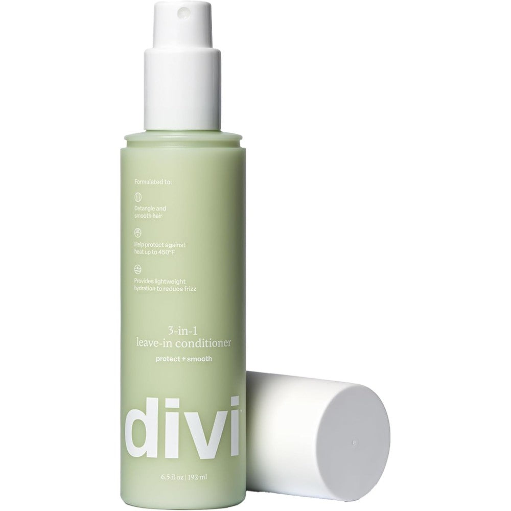 Divi 3-in-1 Leave-In Conditioner Spray front view showcasing the packaging and branding.