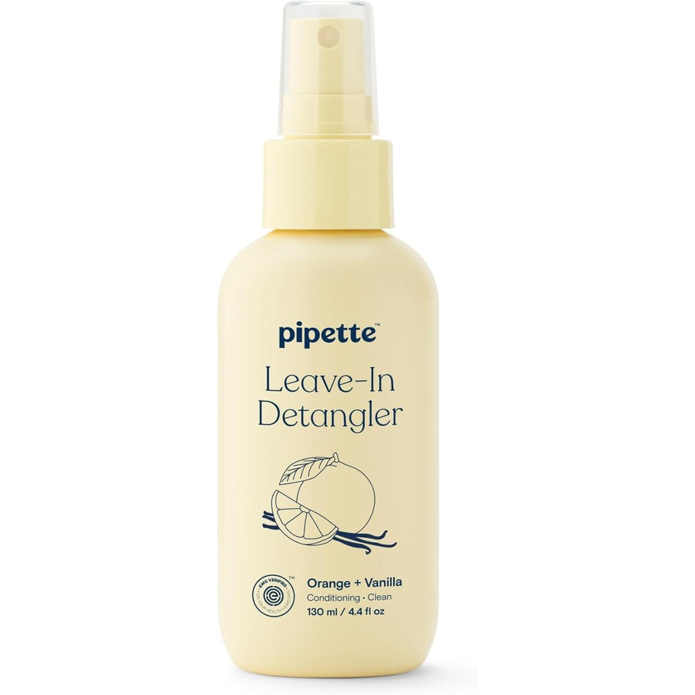 Pipette Kids Leave In Hair Detangler front view showing clean packaging