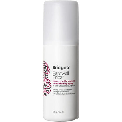 Briogeo Farewell Frizz Rosarco Milk Leave In Conditioning Spray front view bottle