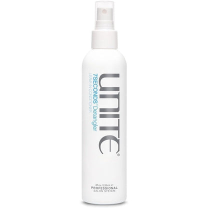 UNITE Hair 7SECONDS Detangler 8 Fluid Ounce front view for professional hair care.