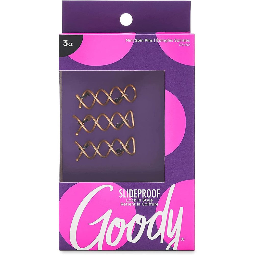 Goody SlideProof Mini Spin Pins pack front view