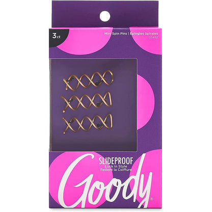 Goody SlideProof Mini Spin Pins pack front view