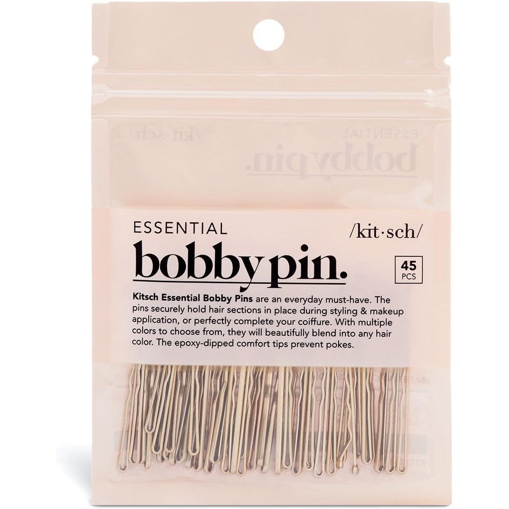 Kitsch Pro Essential Bobby Pin Set Blonde front view packaging