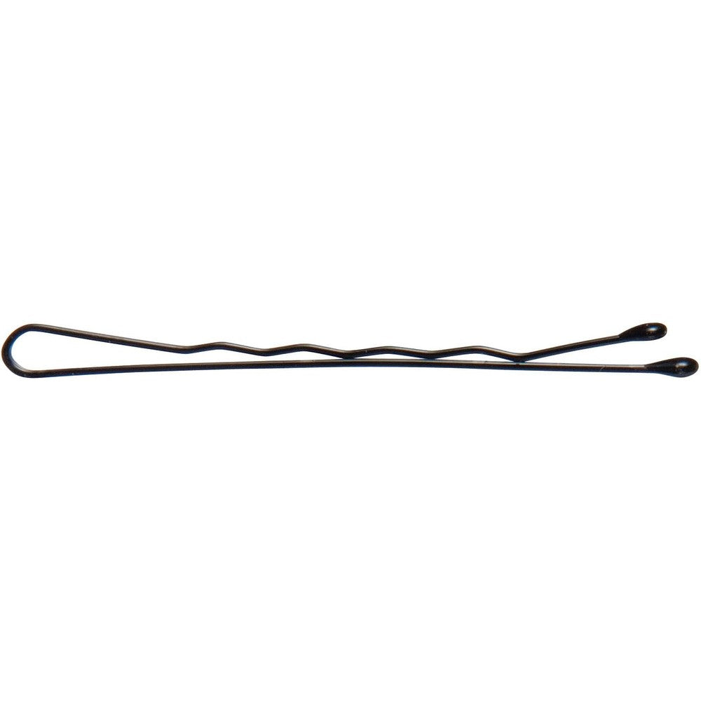 Diane Bobby Pins black 2 inch card front view for hair styling