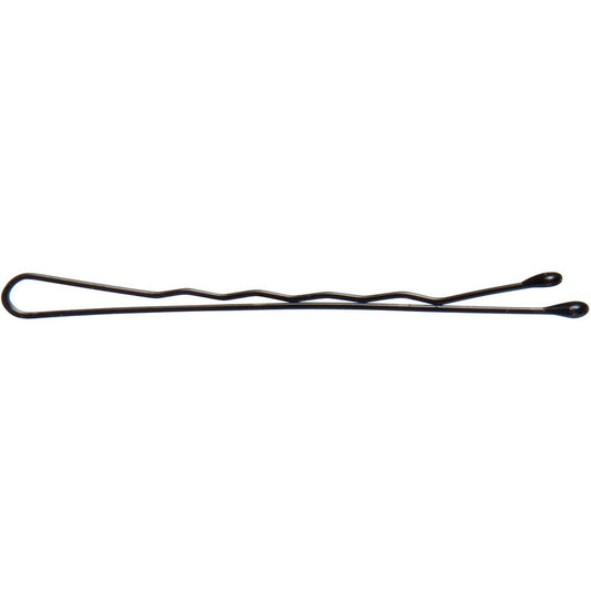 Diane Bobby Pins black 2 inch card front view for hair styling