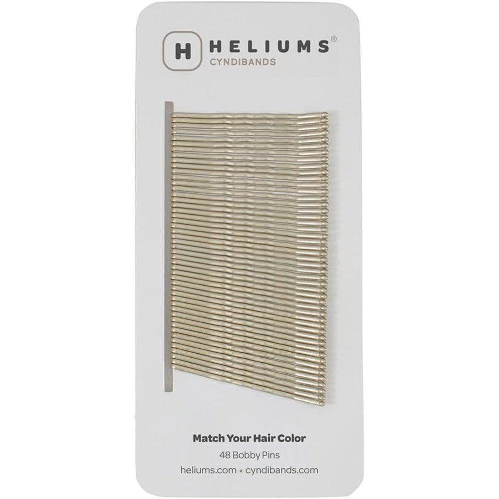 Heliums premium bobby pins light ash blonde pack front view