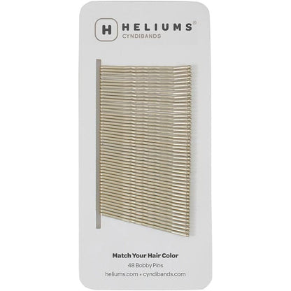 Heliums premium bobby pins light ash blonde pack front view