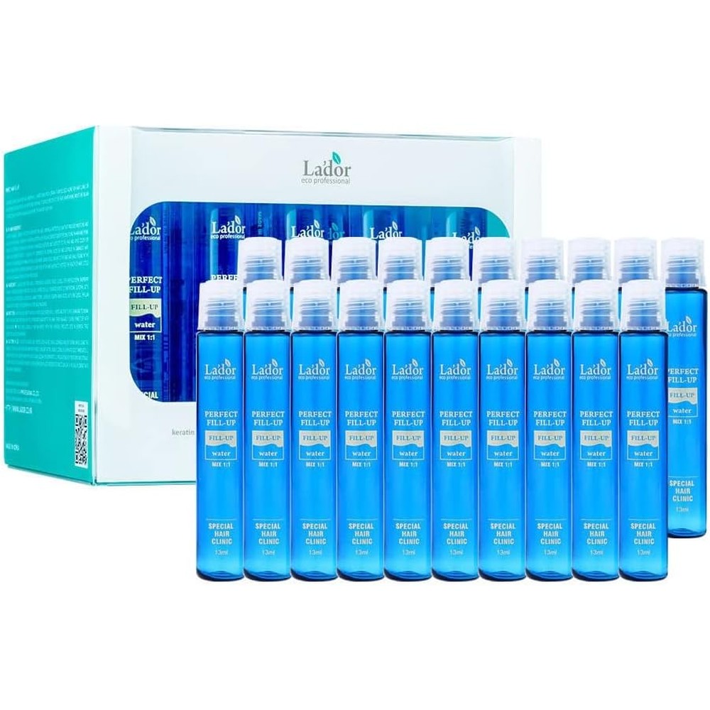 Lador Perfect Hair Filler twenty piece box packaging front view