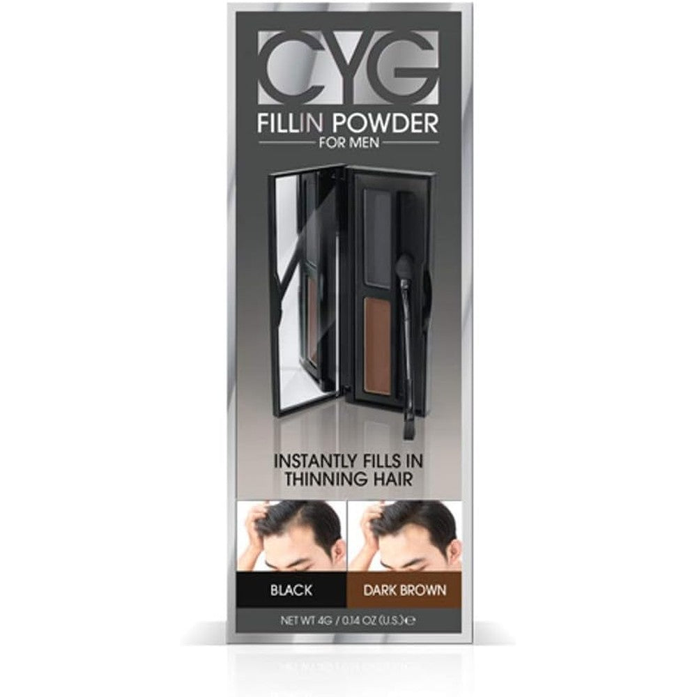 Cover Your Gray Fill In Powder Pro for Men front view of dual shades compact