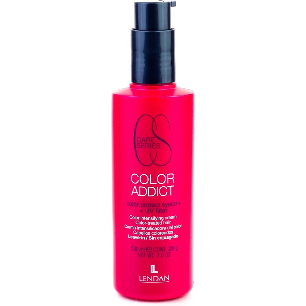 Lendan Color Addict Colour Intensifying Cream 200 Milliliters front view bottle for salon hair care.