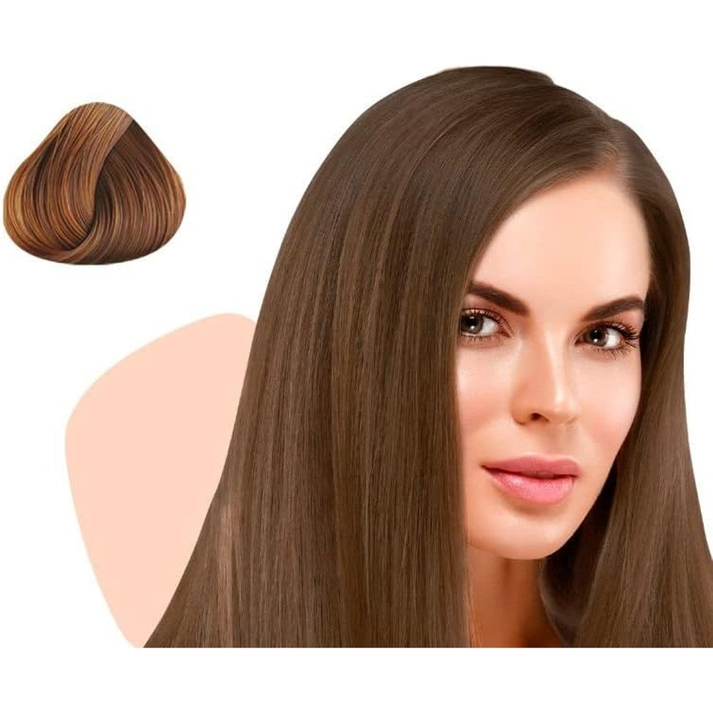 Voglia Dark Blonde Hair Dye 6cc front view of professional salon cream hair coloring product packaging.