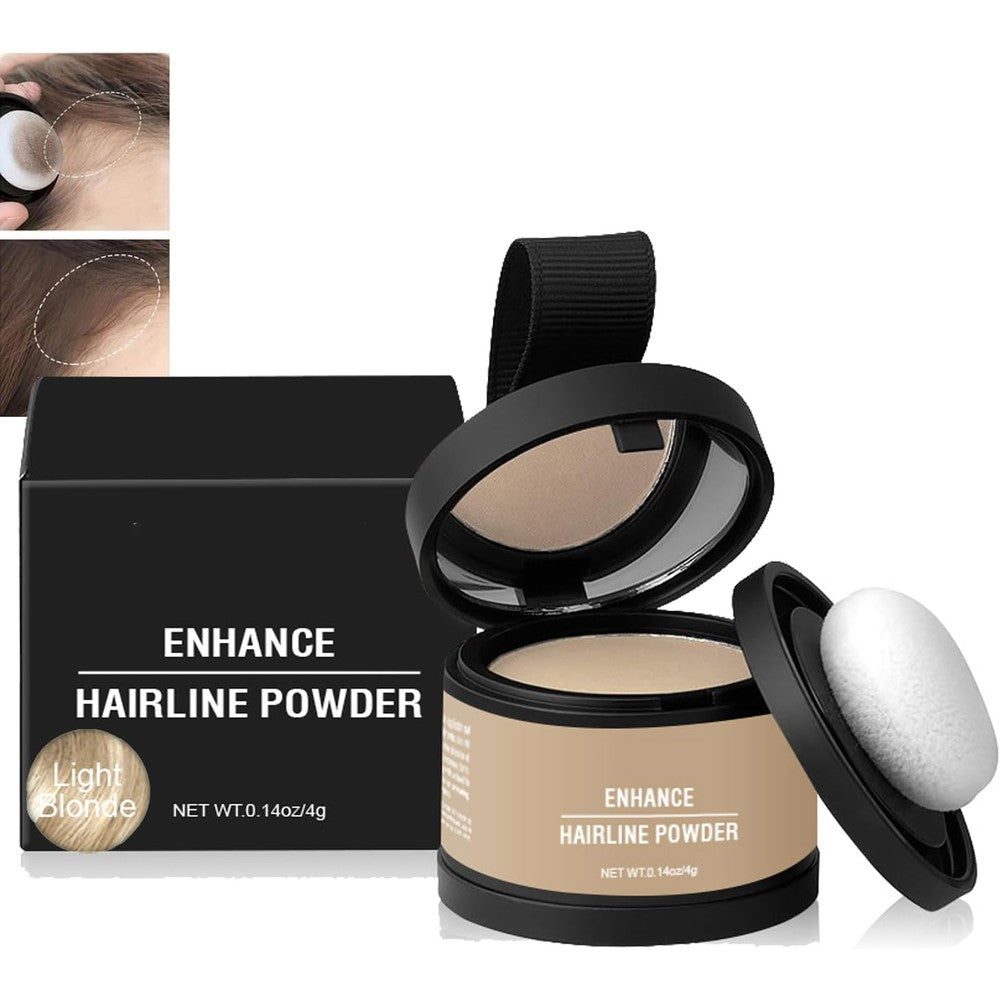 Boldify Enhance Hairline Powder front view of compact for thinning hair concealer