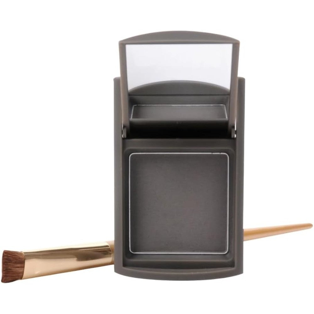 Joan Rivers Beauty Great Hair Day Fill In Powder Salt and Pepper compact open showing mirror and gray powder