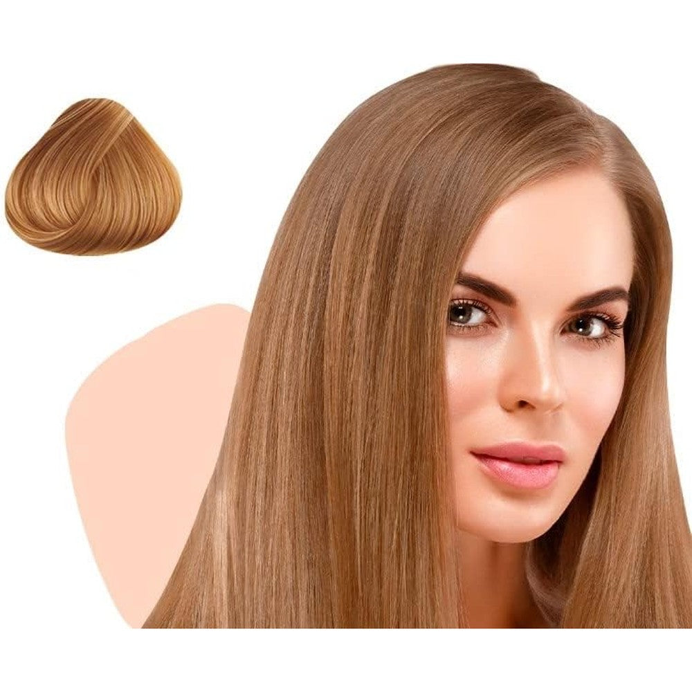 Voglia Light Blonde Hair Dye 8cc front view permanent cream hair color packaging