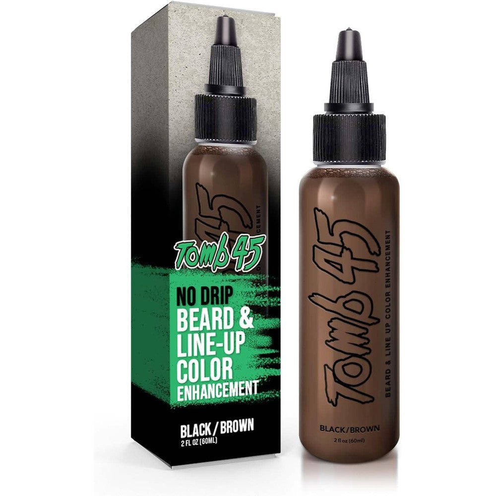 Tomb 45 No Drip Enhancement Color front view bottle of water resistant beard filler spray