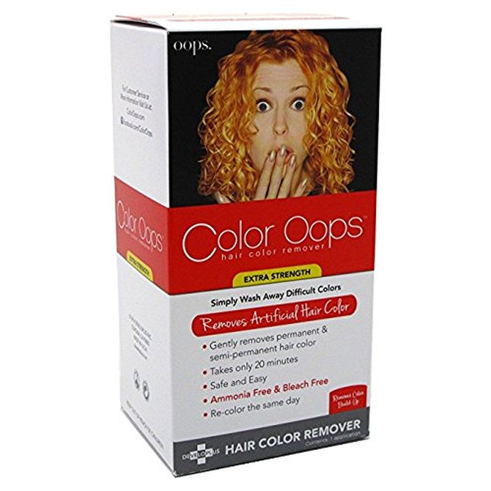 Color Oops Extra Strength Hair Color Remover three pack front view packaging