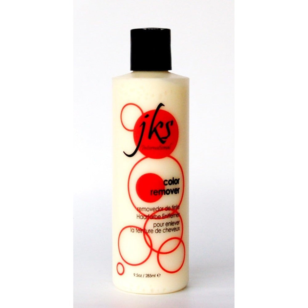 JKS International Hair Color Remover for skin bottle front view