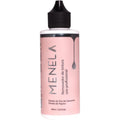 Menela CosmÃ©ticos Professional Eyebrow Tint Remover bottle front view for professional brow correction.