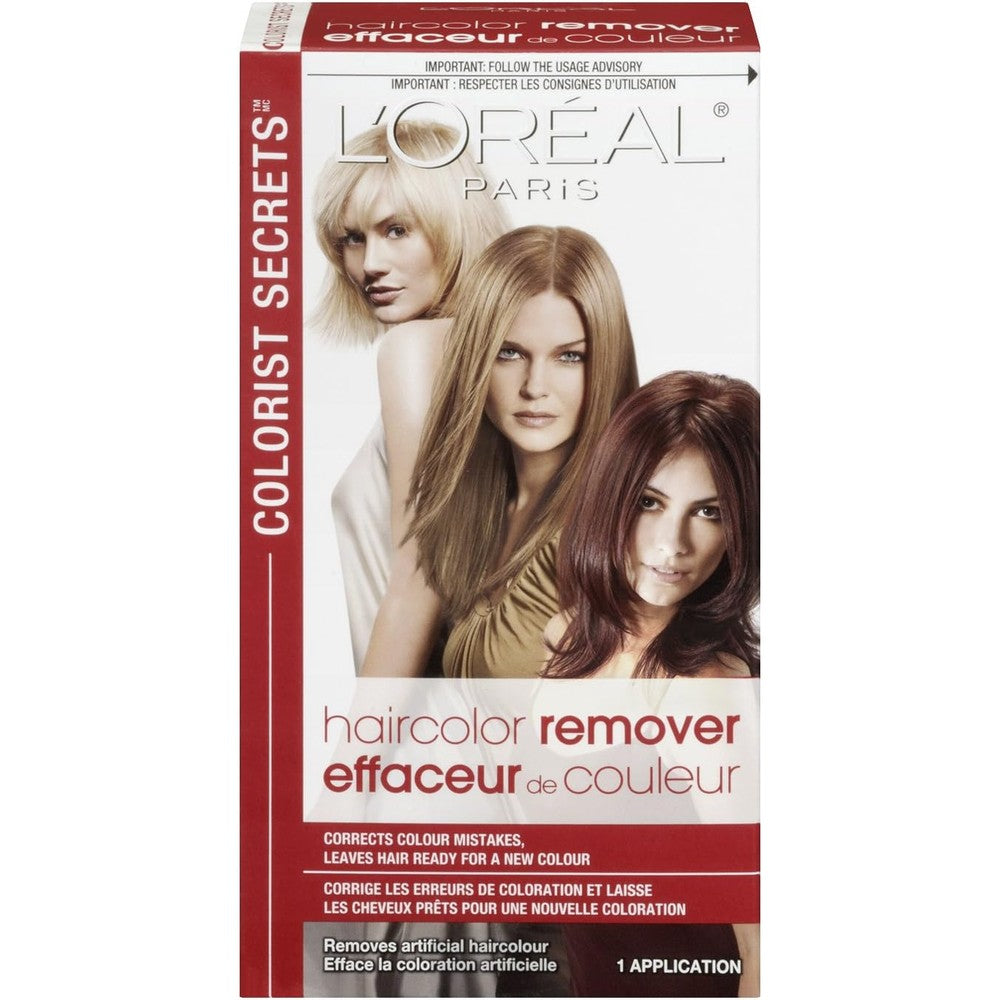 L'Oreal Paris Colorist Secrets Haircolor Remover front view package