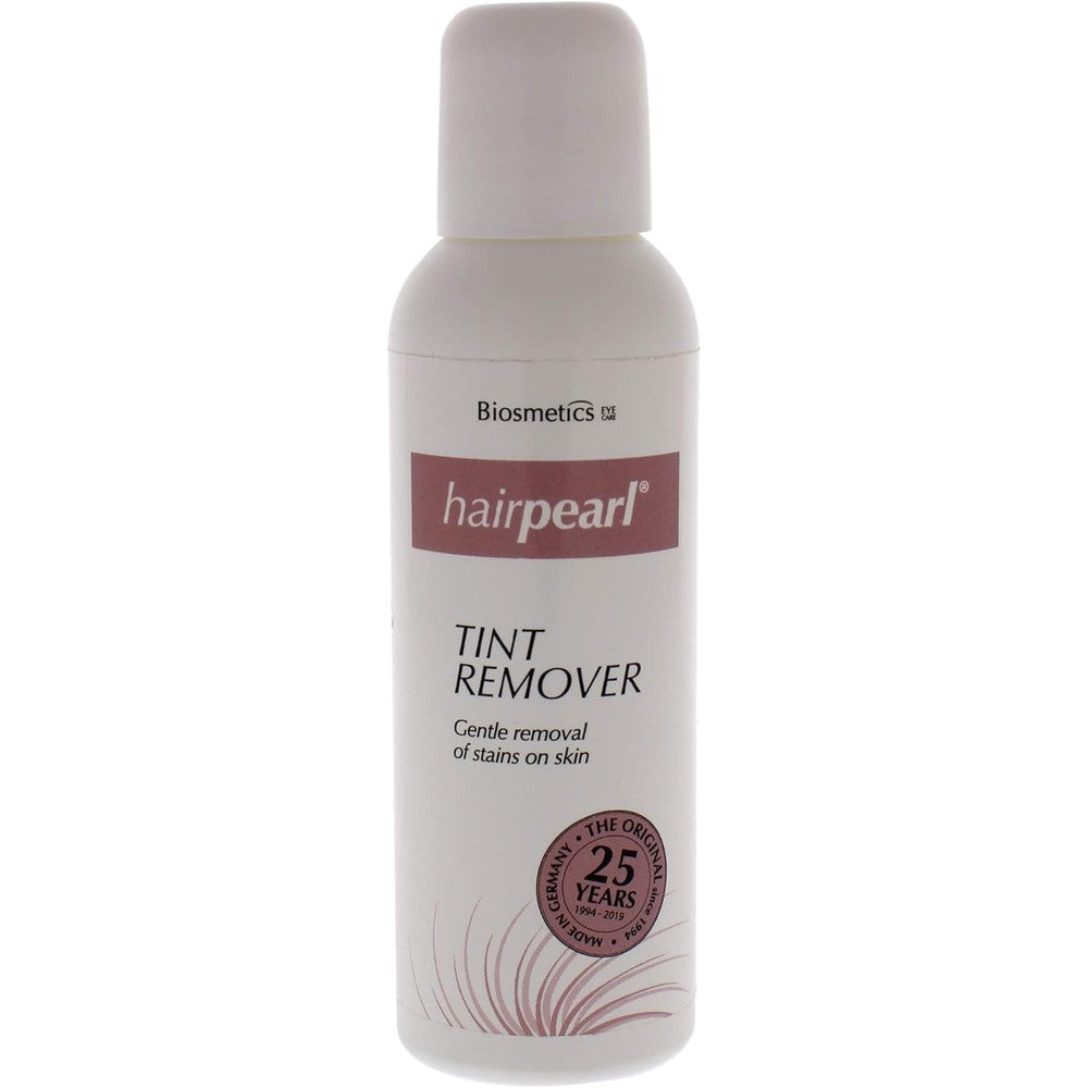 Hairpearl Intensive Tint Remover front view of the 3.04 fluid ounce bottle for skin stain removal