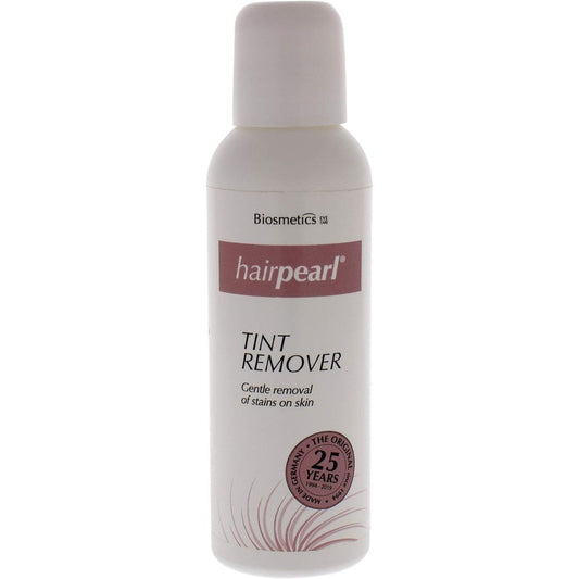 Hairpearl Intensive Tint Remover front view of the 3.04 fluid ounce bottle for skin stain removal