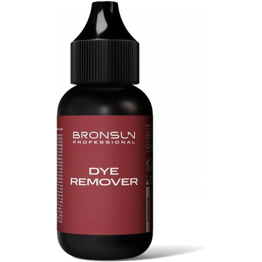 Bronsun Professional Dye Remover 30ml front view bottle for eyebrow tint correction.