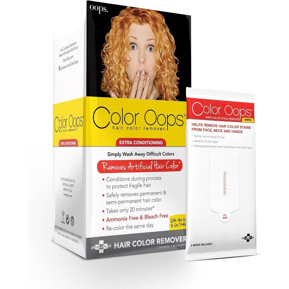 Color Oops Extra Conditioning Hair Color Remover front view packaging