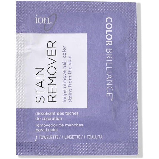 Ion Concentrated Hair Color Stain Remover Liquid single use sachet front view