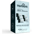 Herbishh Hair Color Stain Remover Wipes front view of the travel pack for skin dye cleanup.