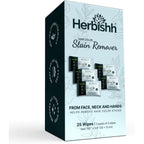 Herbishh Hair Color Stain Remover Wipes front view of the travel pack for skin dye cleanup.