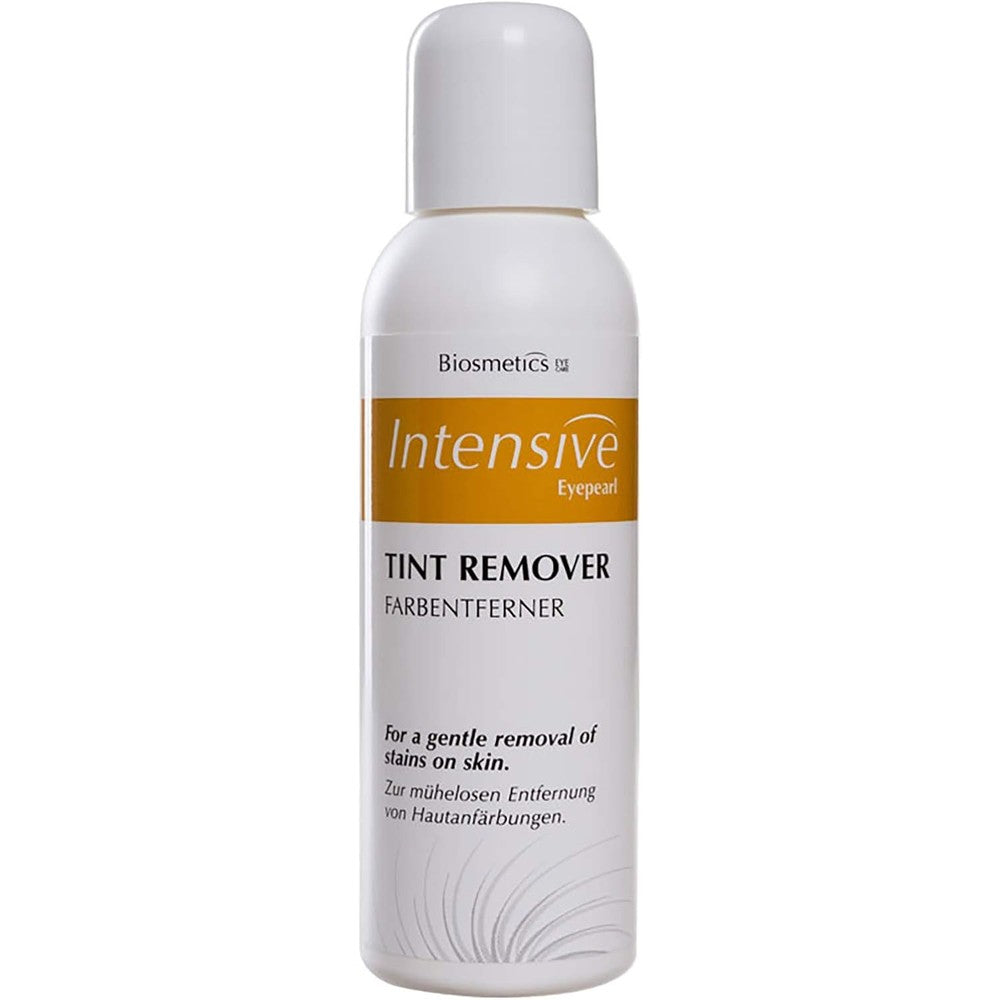 Biosmetics Intensive Professional Tint Remover bottle front view for salon stain removal