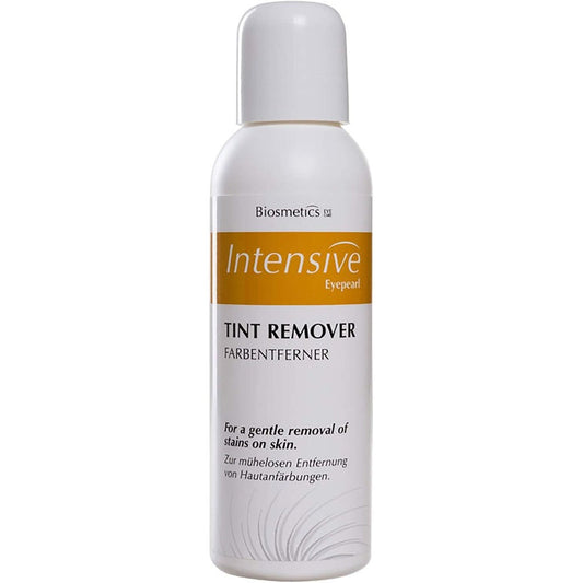 Biosmetics Intensive Professional Tint Remover bottle front view for salon stain removal