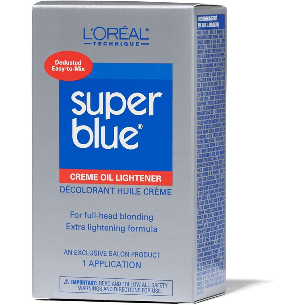 L'Oreal Technique Super Blue Lightener Kit hair bleach front view