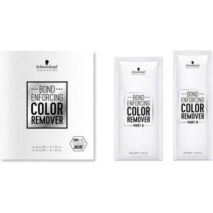 Schwarzkopf Professional Bond Enforcing Color Remover front view hair color correction kit