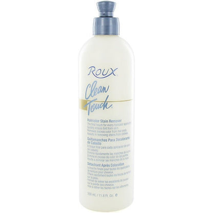 Roux Clean Touch Hair Color Stain Remover front view of eleven point eight ounce bottle