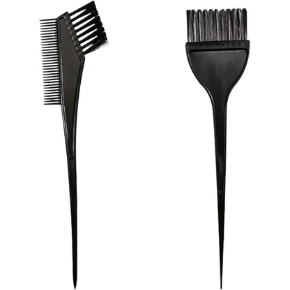 Myynti hair dye brush and comb set front view for hair color application