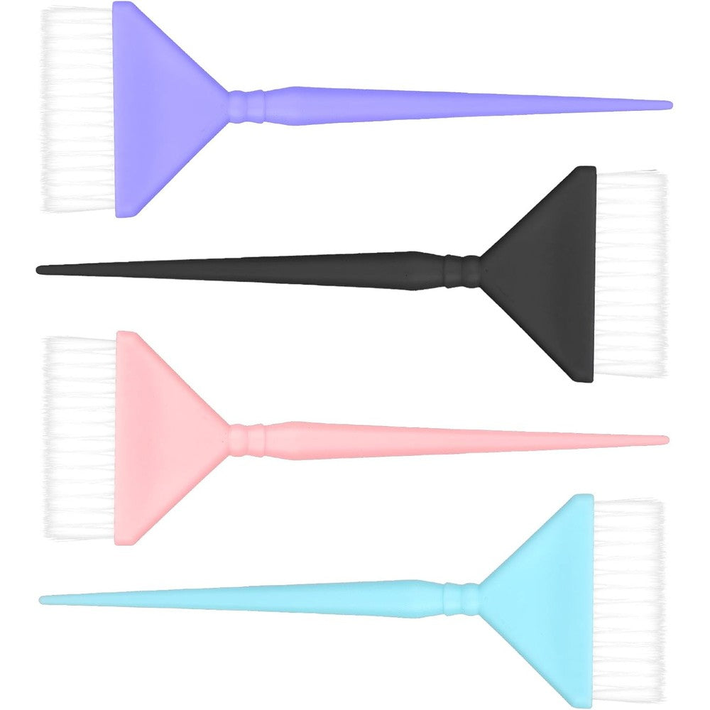 Telooco 4 pack hair dye brush set showing all four colors
