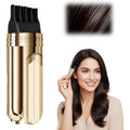 Generic 2-in-1 hair dye comb brown front view