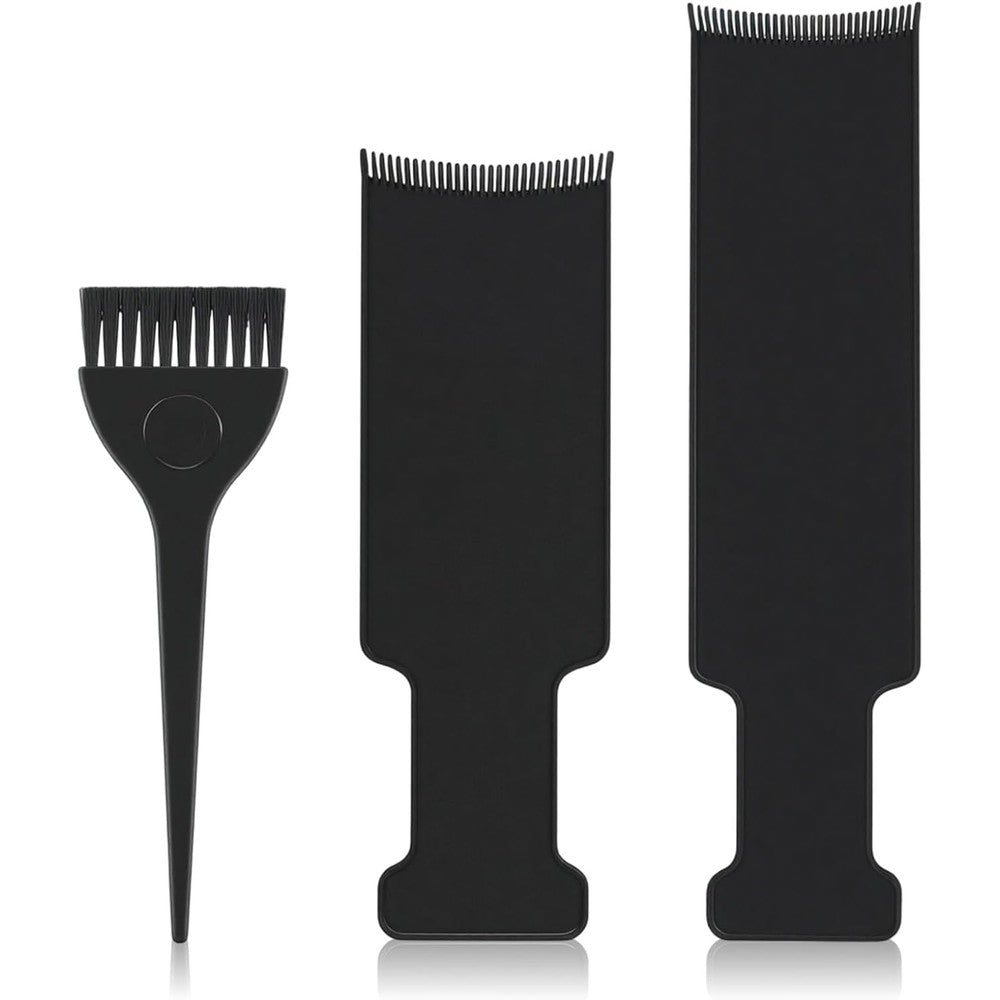 Alrhso balayage board with teeth and highlighting brush set front view