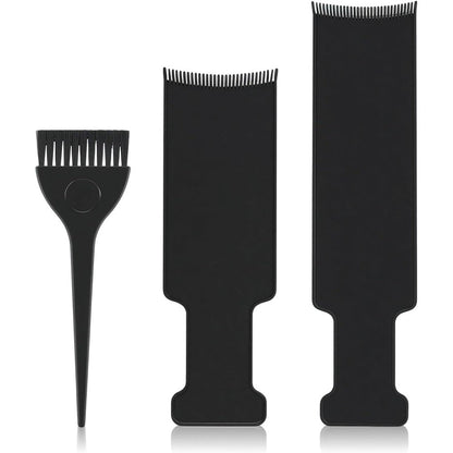 Alrhso balayage board with teeth and highlighting brush set front view