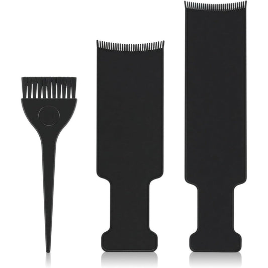 Alrhso balayage board with teeth and highlighting brush set front view