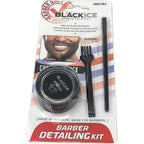 Black Ice Barber Detailing Kit Charcoal Black front view