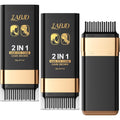 Labjd 3 Pack Hair Dye Comb Dark Brown front packaging view