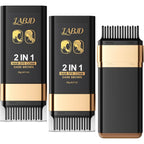 Labjd 3 Pack Hair Dye Comb Dark Brown front packaging view