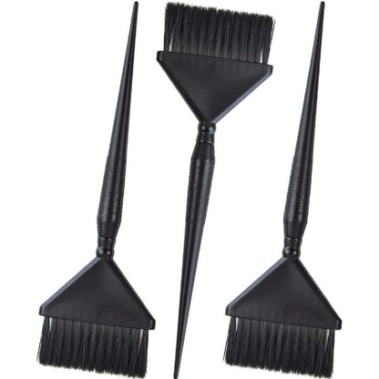 Salon Supply Co 3 Extra Wide Hair Dye Applicator Brushes Set front view