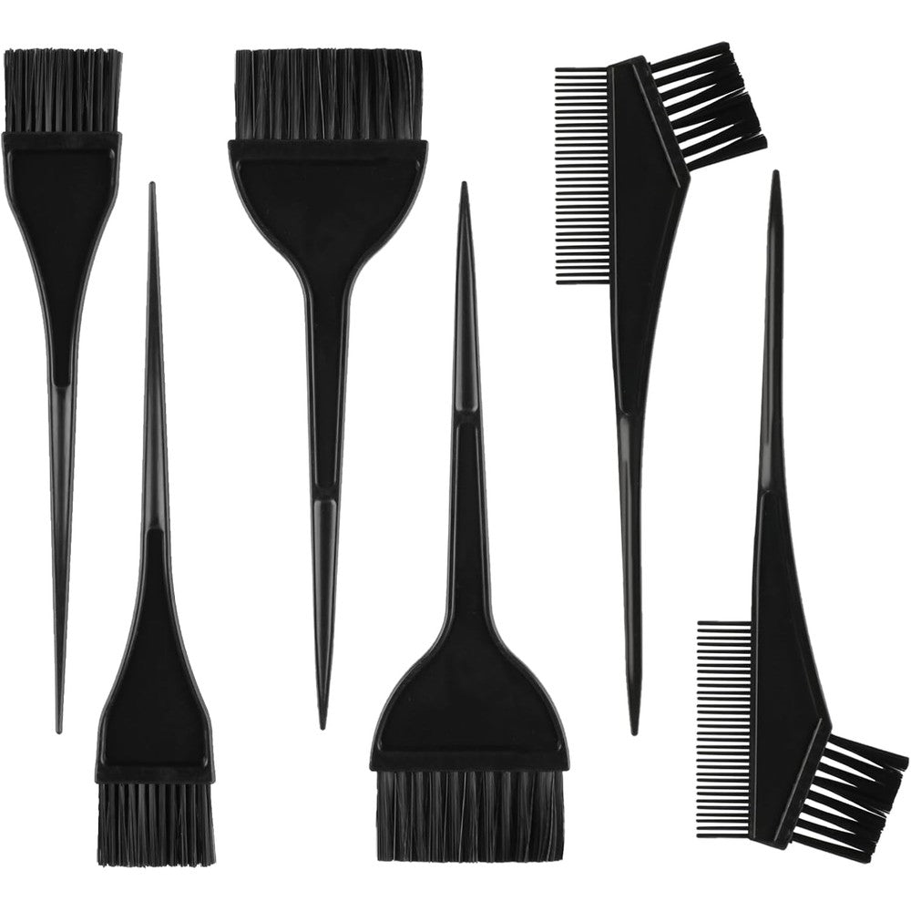 Muzhupguz 6 piece hair dye brush applicator kit front view